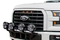 15-17 F150 XLT Custom Auto Works Raptor-Style LED Amber Grille Lights
