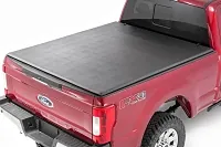 99-16 F250 & F350 6.75ft Bed Rough Country Soft Tri-Fold Tonneau