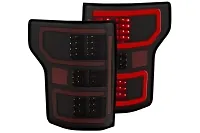 18-20 F150 ANZO Black DRL Outline LED Taillights