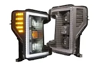 17-19 F250 & F350 OEM Halogen Morimoto XB Hybrid LED Headlights 