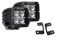 2017-2020 Ford Raptor Rigid Industries A-Pillar Light Kit with Rigid Dually Pro Flood Lights